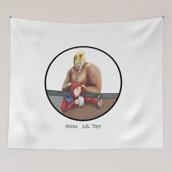 Item preview, LiL Tay brings U "Hola" a tribute 2 the Mexican sport Lucha libre culture with cool home decor, sports wear designed and sold by lil tay .