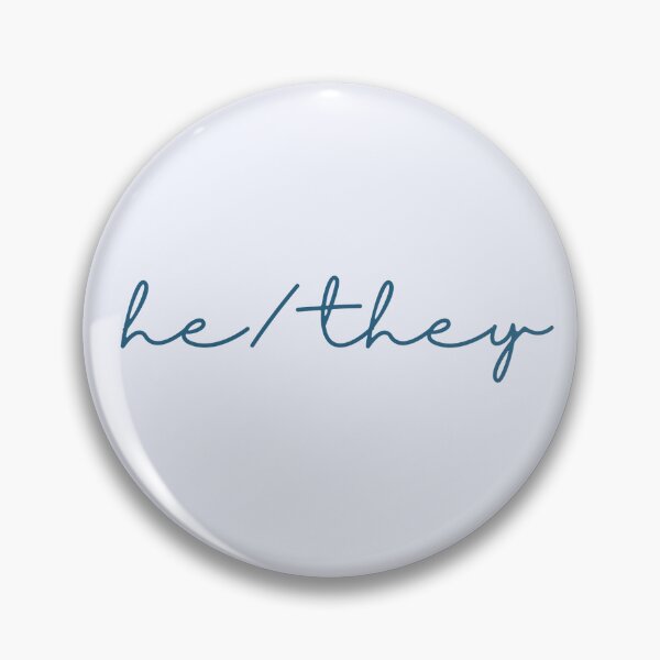 Item preview, He/They Pronouns designed and sold by houseplantbabe.