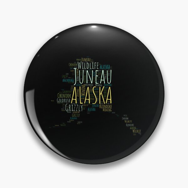 Item preview, Colorful Alaska Map Typography designed and sold by JanesCreations.