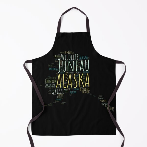Item preview, Colorful Alaska Map Typography designed and sold by JanesCreations.
