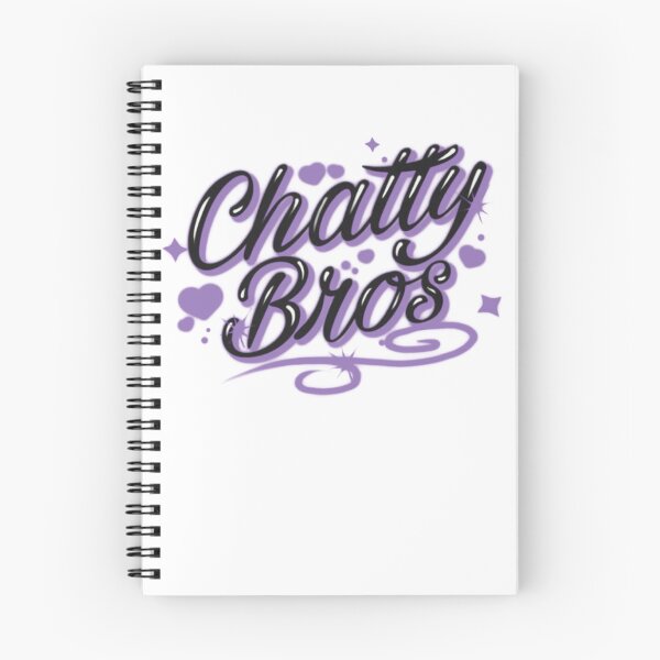 Item preview, chatty bros merch designed and sold by ShyannEmard.