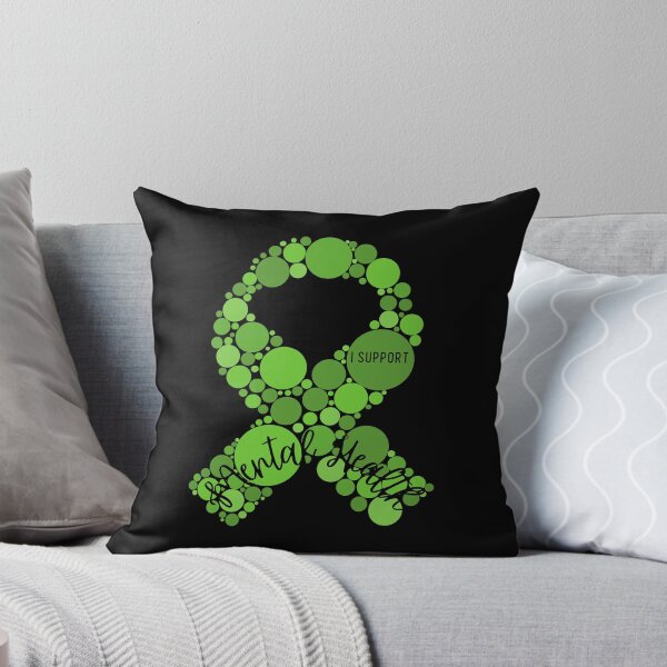 Item preview, Mental Health Awareness Green Ribbon designed and sold by RedSparkle.