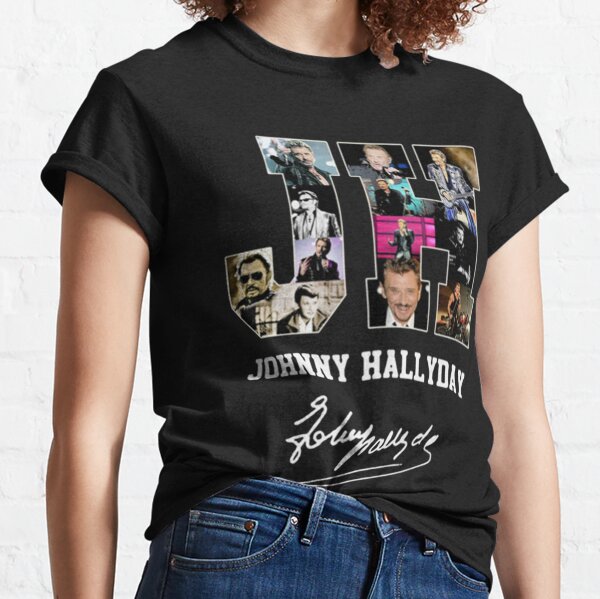 Jh Johnny Hallyday Signature Chemise Classique classique T-shirt classique