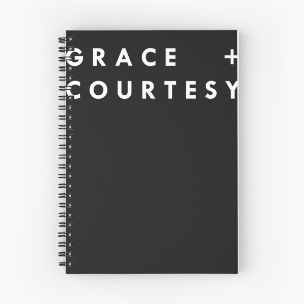 Item preview, Grace + courtesy logo essential t shirt designed and sold by deputyc0320.