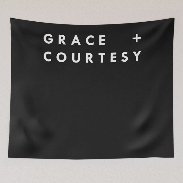 Item preview, Grace + courtesy logo essential t shirt designed and sold by deputyc0320.