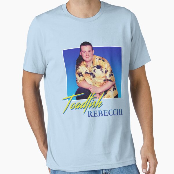 Vista previa del artículo con la obra «Toadie from Neighbors (Toadfish Rebecchi) - Estampado nostálgico estilo años 80 Camiseta esencial», diseñado y vendido por DavidsGrabner.