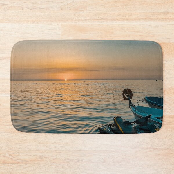 Item preview,  Sunset from the ocean & black jetski  designed and sold by anisbbmbrush.