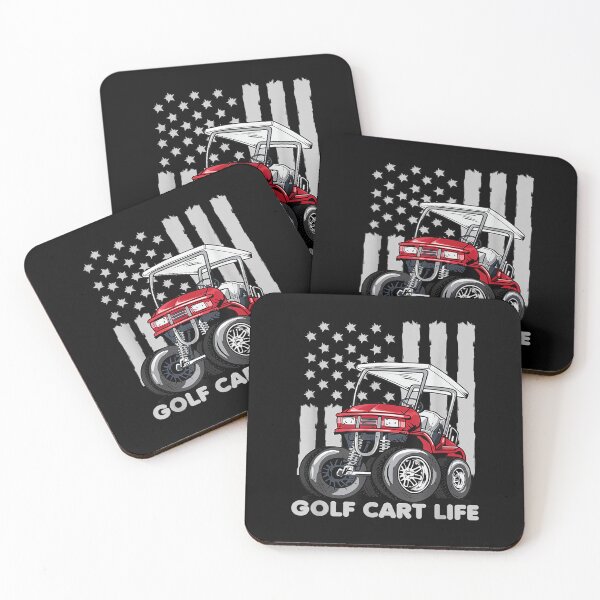 Item preview, Golf Cart Life Funny Golf Cart with USA Flag T-Shirt designed and sold by DashaLitvinchuk.
