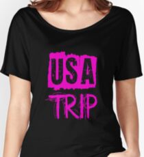 USA Trip Women's Relaxed Fit T-Shirt