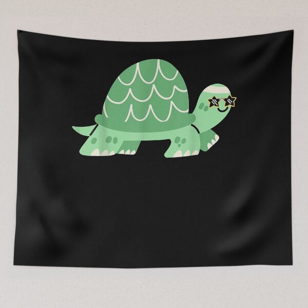 Item preview, little cute turtle with sunglasses designed and sold by MujagicSamir.