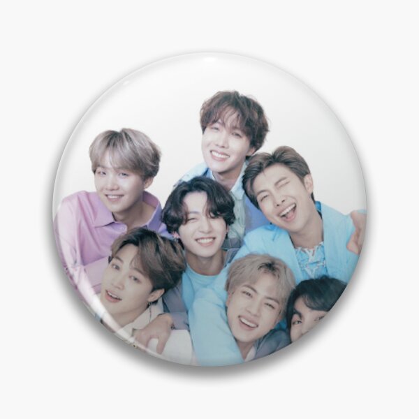 Bts Group Pins and Buttons for Sale | Redbubble