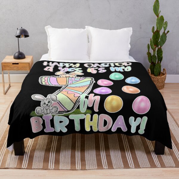 Item preview, Girls Cute Happy Easter Yes It's My 7th Birthday 7 Year Old . designed and sold by monetmvbamba.
