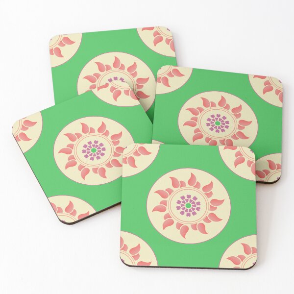 Item preview, Sunburst Mandala on Green designed and sold by DelynCreates.