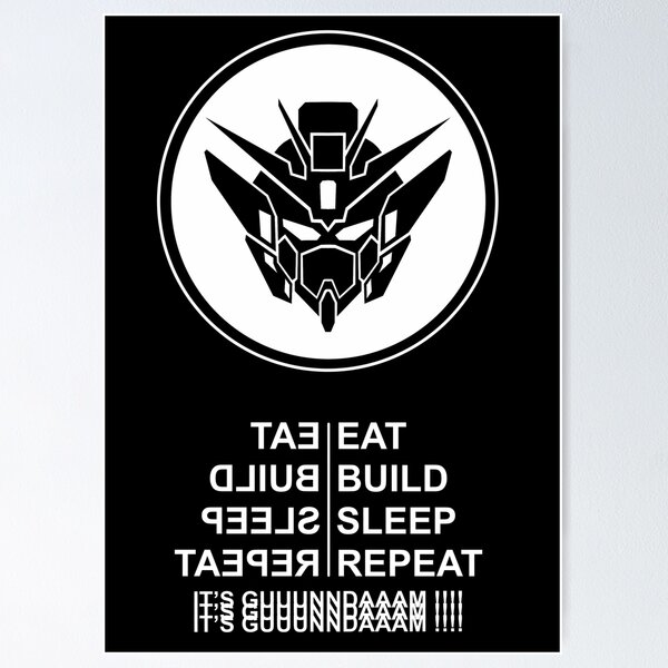 Item preview, Gunpla Builder Quotes designed and sold by Gundam Artwork.