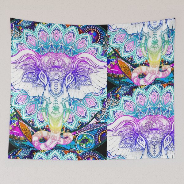 Item preview, Stained Glass Spirt Elephant designed and sold by Haynes Mast.