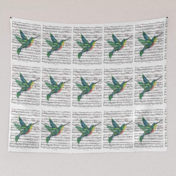 Item preview, Musically Hummingbird designed and sold by missmann.