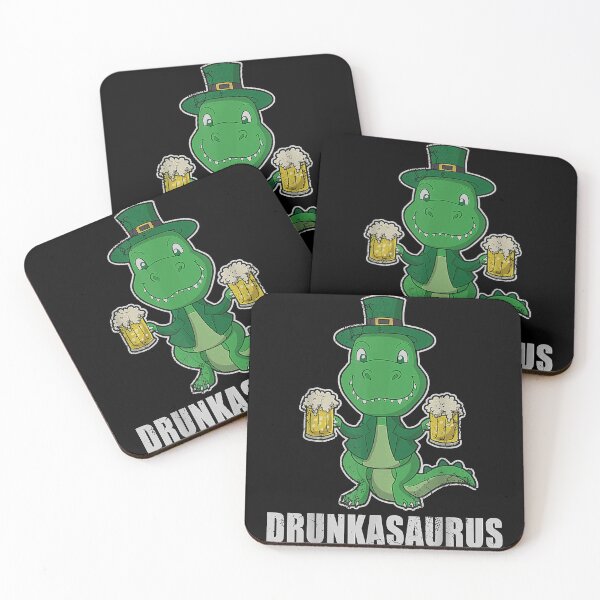 Item preview, Strong Drunkasaurus T Rex Beers Dinosaur Irisj St Patricks Day Beauty designed and sold by GraceCoreyMulla.