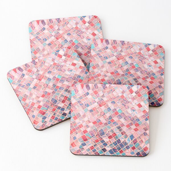 Item preview, Sweet color marble mosaic texture designed and sold by fowons.