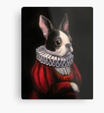 Lady in Red Metal Print