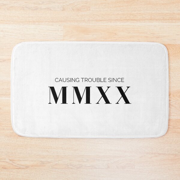 Item preview, Causing trouble since 2020 (black letters)  designed and sold by my-wanderlustjo.