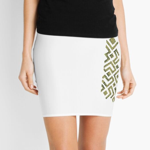 Africa Tie Mini Skirt