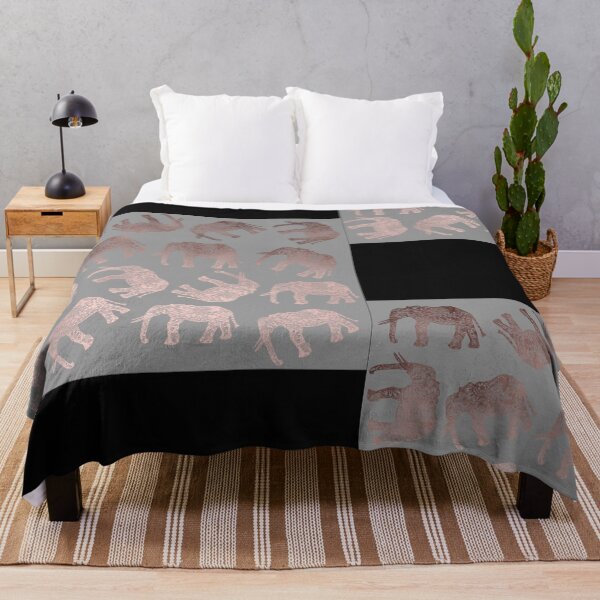 Item preview, Stylish boho rose gold elephant pattern Sticker designed and sold by Haynes Mast.