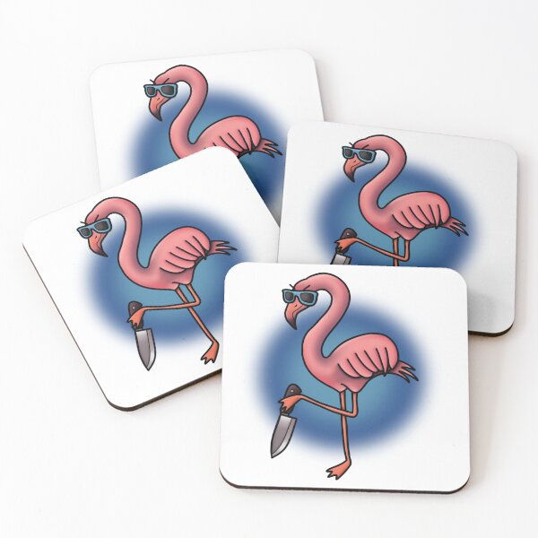Item preview, Murderous Flamingo - CJ Cregg designed and sold by spottedhound.