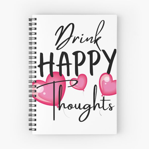 Item preview, Drink Happy Thoughts Wine quotes designed and sold by wanasak.