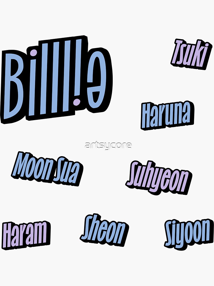 Billlie tsuki meme Sticker for Sale by AnaaHenning