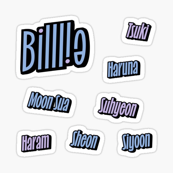 Tsuki billlie in 2022 Sticker for Sale by AnaaHenning