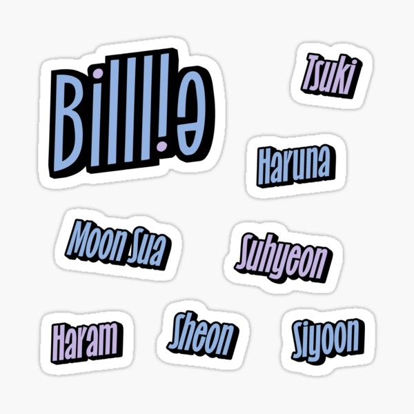 Billlie tsuki meme Sticker for Sale by AnaaHenning