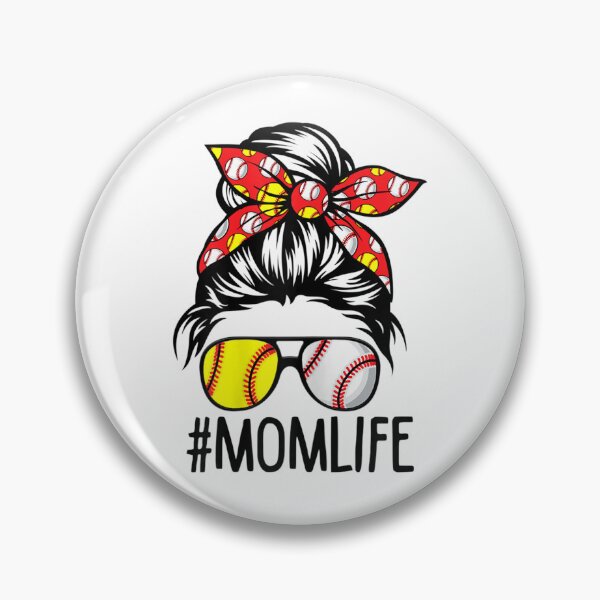 Item preview, Womens Dy Mom Life Softball Baseball Mothers Day designed and sold by Kezichy.