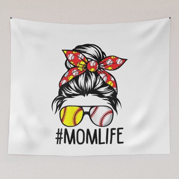 Artikelvorschau, Womens Dy Mom Life Softball-Baseball-Muttertag entworfen und verkauft von Kezichy.