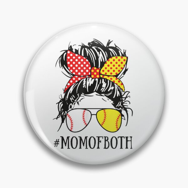 Item preview, Funny Mom of Both Baseball Mom Softball designed and sold by Kezichy.