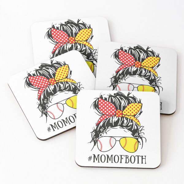 Item preview, Funny Mom of Both Baseball Mom Softball designed and sold by Kezichy.