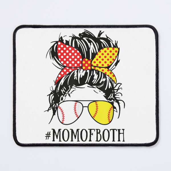 Item preview, Funny Mom of Both Baseball Mom Softball designed and sold by Kezichy.