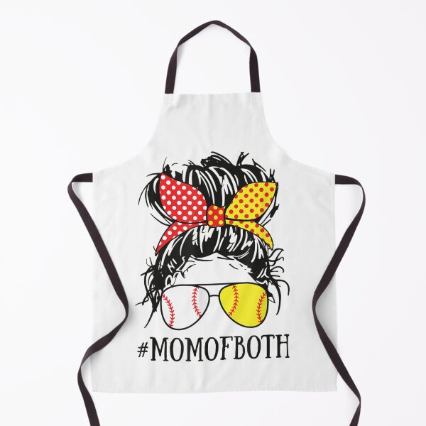 Item preview, Funny Mom of Both Baseball Mom Softball designed and sold by Kezichy.