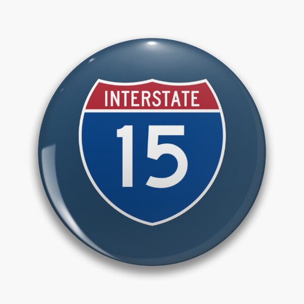 Item preview, American Road Signs Interstate Highway Number Shield  15.   designed and sold by JeffGlassCreat.