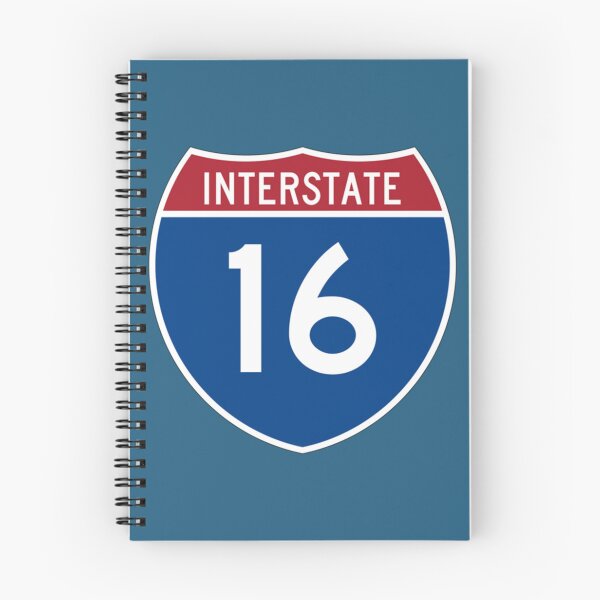 Item preview, American Road Signs Interstate Highway Number Shield  16.   designed and sold by JeffGlassCreat.
