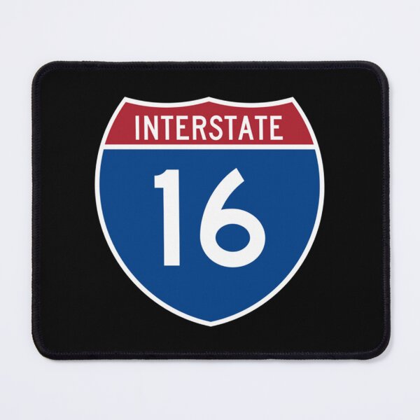 Item preview, American Road Signs Interstate Highway Number Shield 16. designed and sold by JeffGlassCreat.