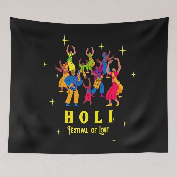 Item preview, Holi festival de amor designed and sold by KamleshChokshi.