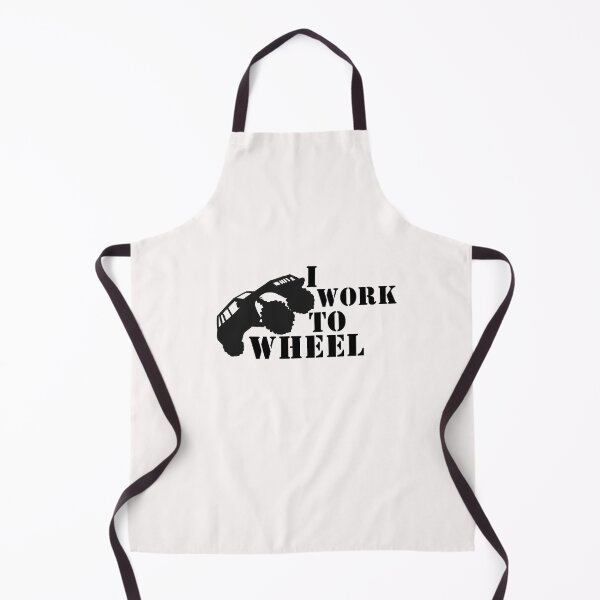 Item preview, I Work To Wheel - Black Text with 4x4 designed and sold by MountMercantile.