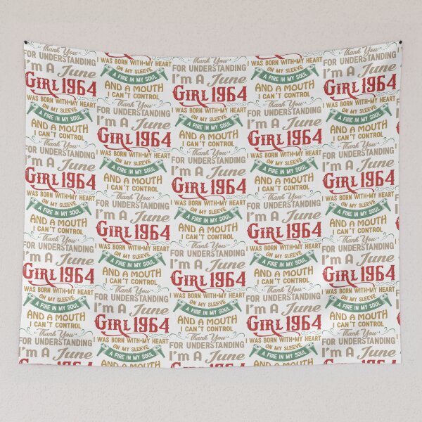 Item preview, I'm A June Girl 1964. Thank You For Understanding designed and sold by ForeverInTime.