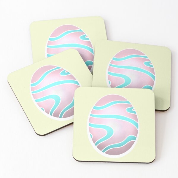 Item preview, Easter Egg Pink and Blue designed and sold by NLDStudios.