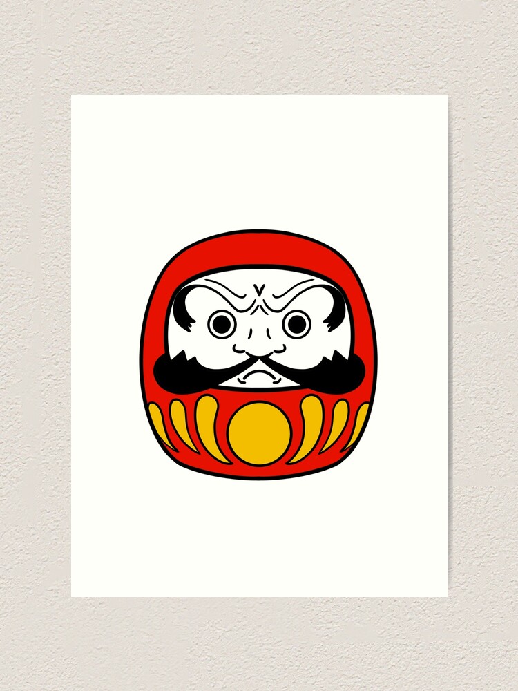 Daruma, traditionnal japanese doll - Daruma doll | Art Print