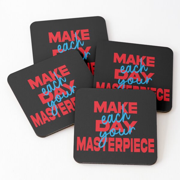 Item preview, Make each day your masterpiece,Every moment is a fresh beginning,red,blue,Follow Your Passion gift for big brother,gift for sister. designed and sold by CHOOSEYOURS SHOP.