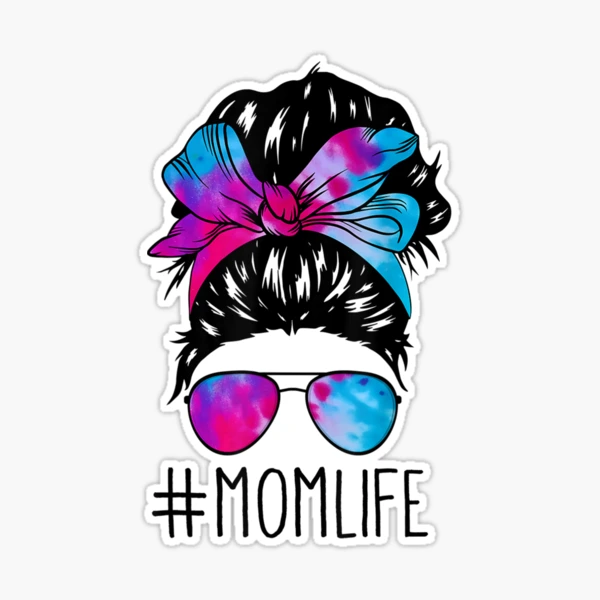 Mom Life Tumbler Mom Life Floral Mom Bun Hair Funny Seamless - iTeeUS