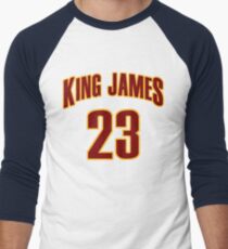 King James Jersey Script 3 Men's Baseball ¾ T-Shirt