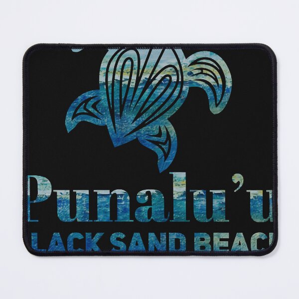 Item preview, Punaluu Black Sand Beach Turtle Classic designed and sold by TINADAWKINS.