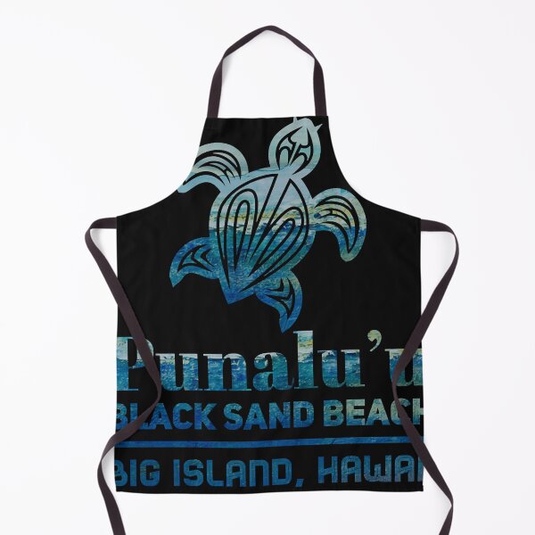 Item preview, Punaluu Black Sand Beach Turtle Classic designed and sold by TINADAWKINS.